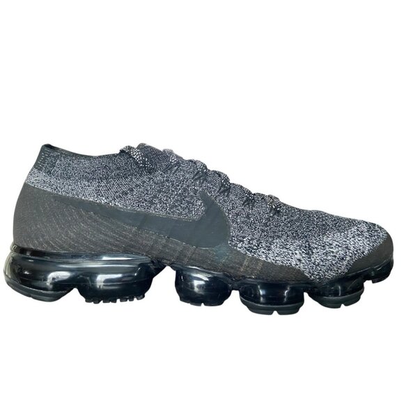 Nike Air Vapormax Flyknit 2017 'Oreo' Mens Shoes Size 13 Black/White 849558 041 - Picture 9 of 16